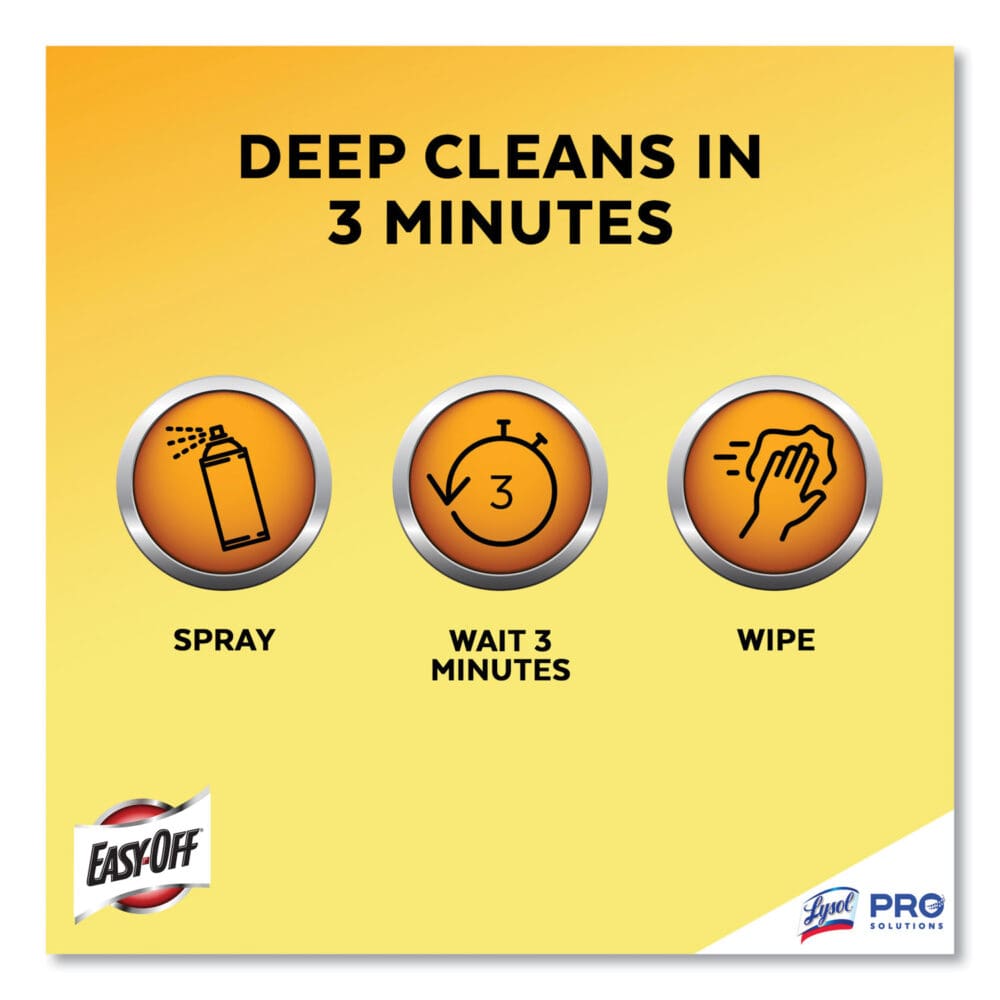 Oven and Grill Cleaner, 24 oz Aerosol, 6/Carton - Image 7