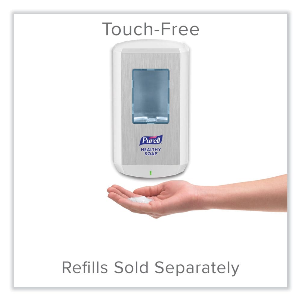 CS8 Soap Dispenser, 1,200 mL, 5.79 x 3.93 x 10.31, White - Image 9