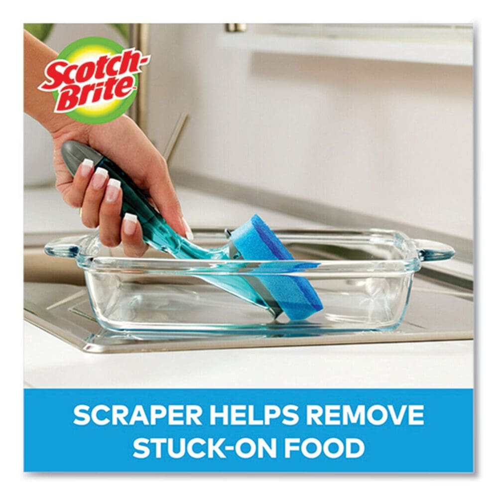 Non-Scratch Dishwand Refills, Blue, 2/Pack - Image 6