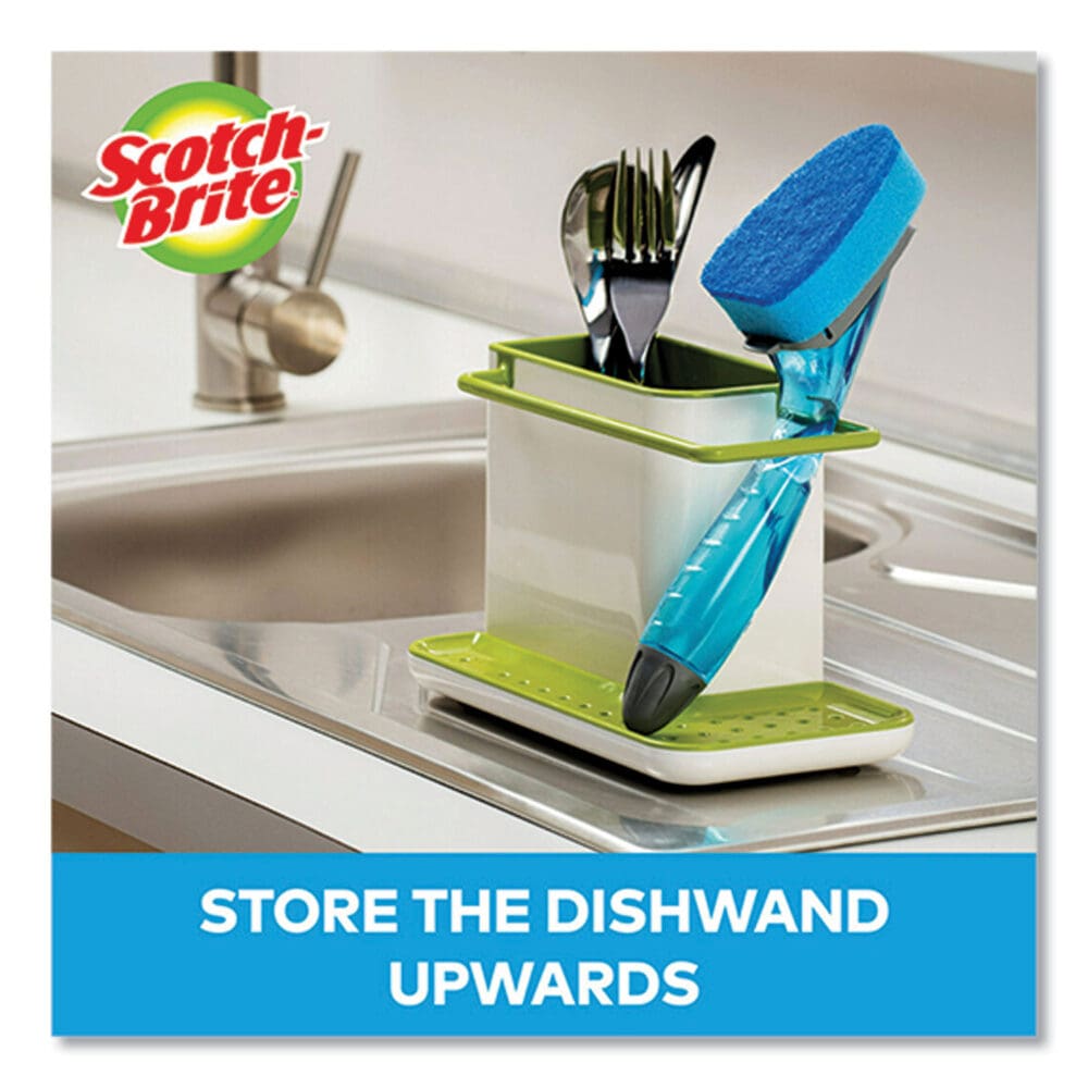 Non-Scratch Dishwand Refills, Blue, 2/Pack - Image 7