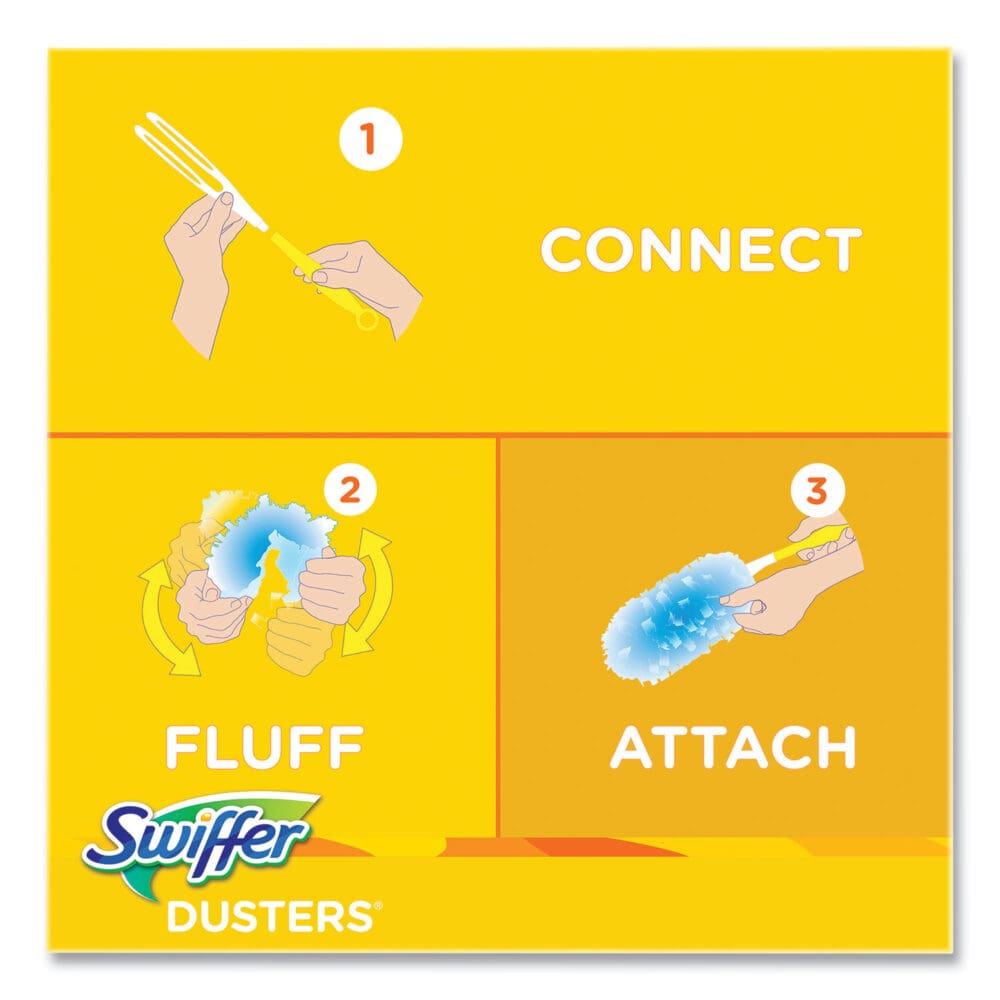 Dusters Refill, Dust Lock Fiber, Blue, Gain Original Scent, 10/Pack - Image 2