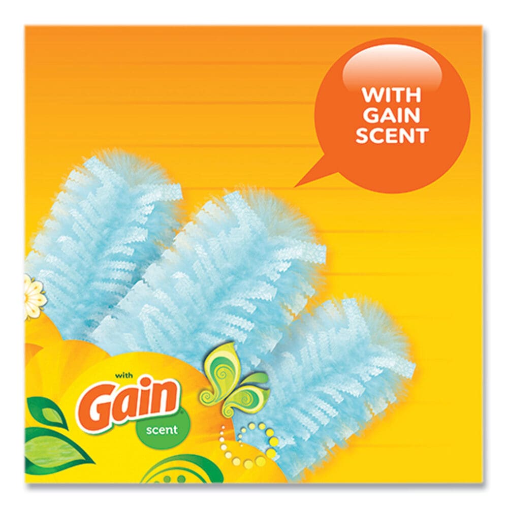Dusters Refill, Dust Lock Fiber, Blue, Gain Original Scent, 10/Pack - Image 3