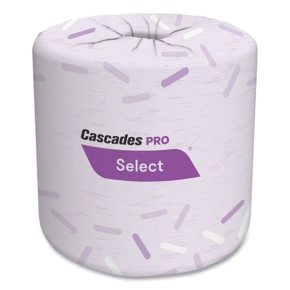 Select Standard Bath Tissue, 2-Ply, White, 500 Sheets/Roll, 80 Rolls/Carton - Image 2