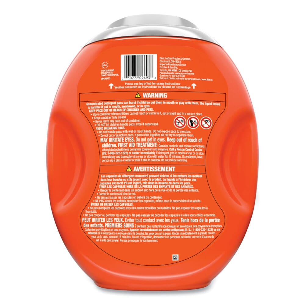 Hygienic Clean Heavy 10x Duty Power Pods, Fresh Meadow Scent, 76 oz Tub, 45 Pods, 4/Carton - Image 2