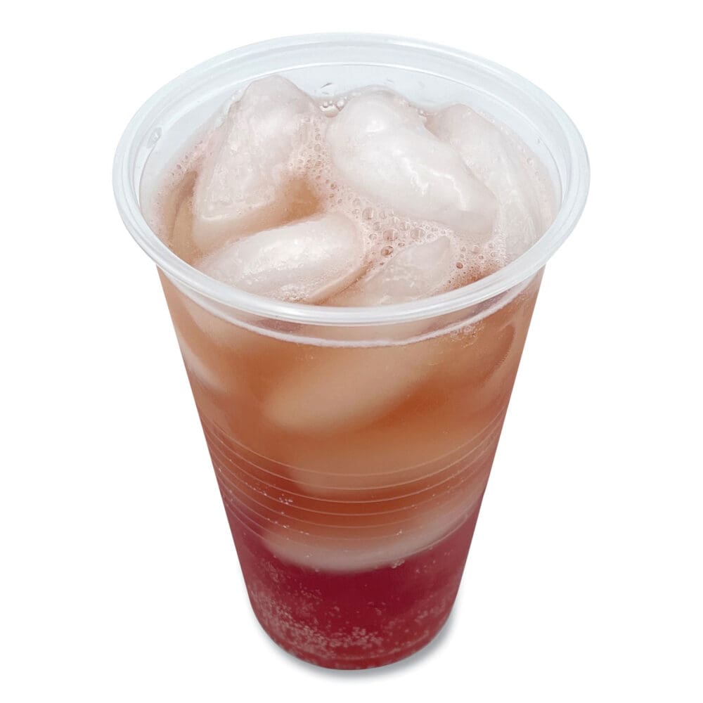 Translucent Plastic Cold Cups, 20 oz, Clear, 1,000/Carton - Image 4