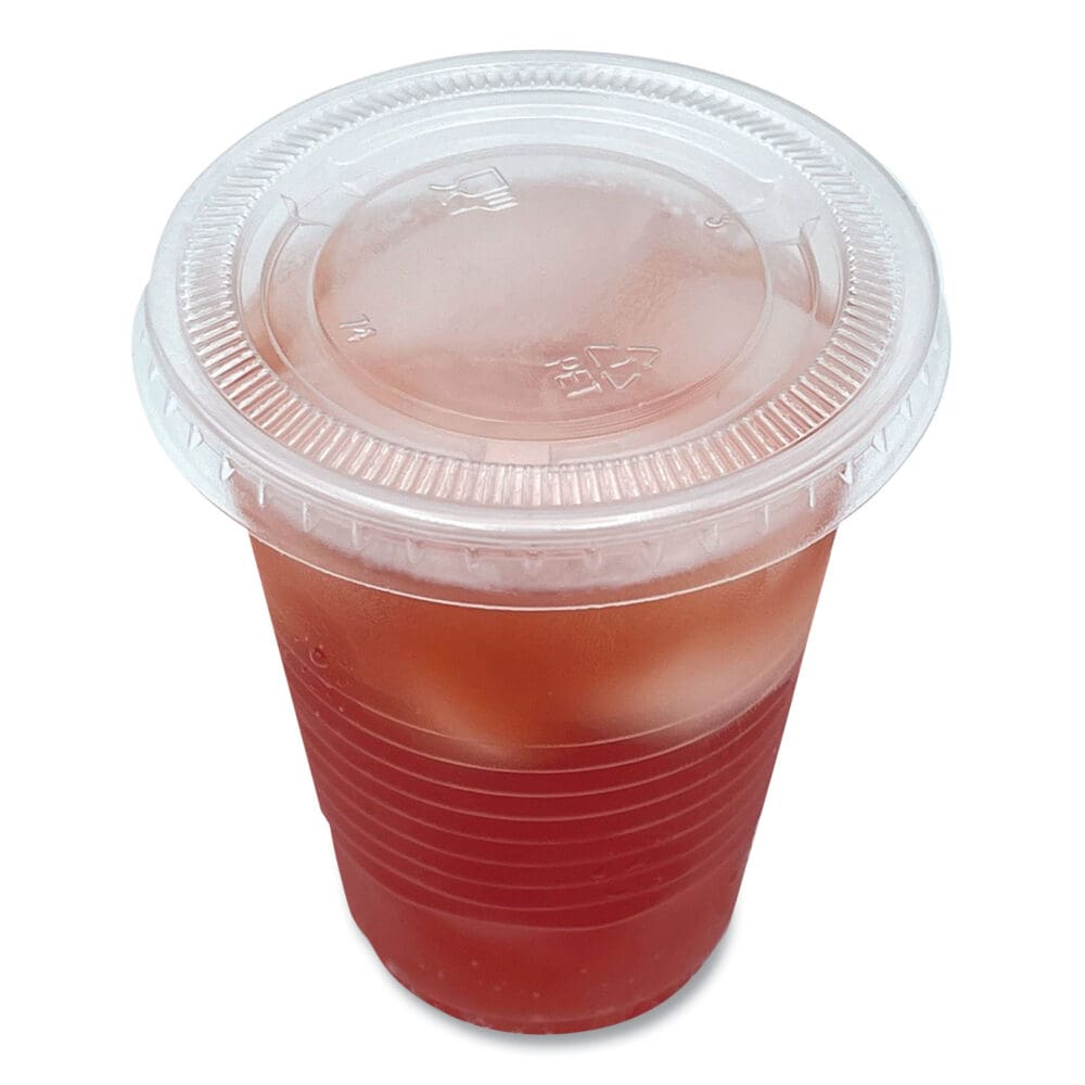 Souffle/Portion Cup Lids, Fits 3.25 oz to 5.5 oz Portion Cups, Clear, 2,500/Pack - Image 4