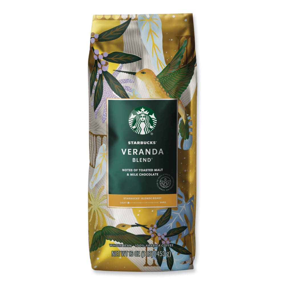 Veranda Blend Coffee, Whole Bean, 1 lb Bag, 6/Carton - Image 2
