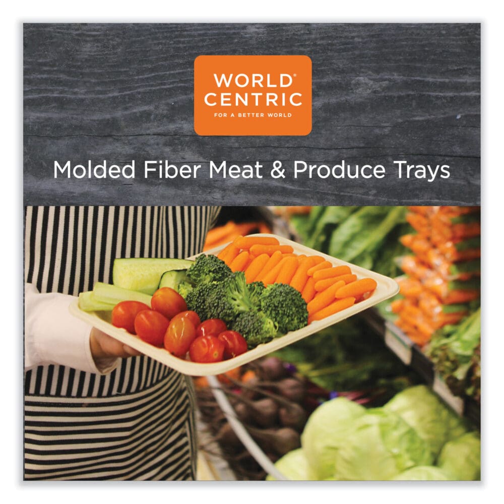 Fiber Trays, 7.1 x 9.1 x 0.7, Natural, Paper, 500/Carton - Image 4
