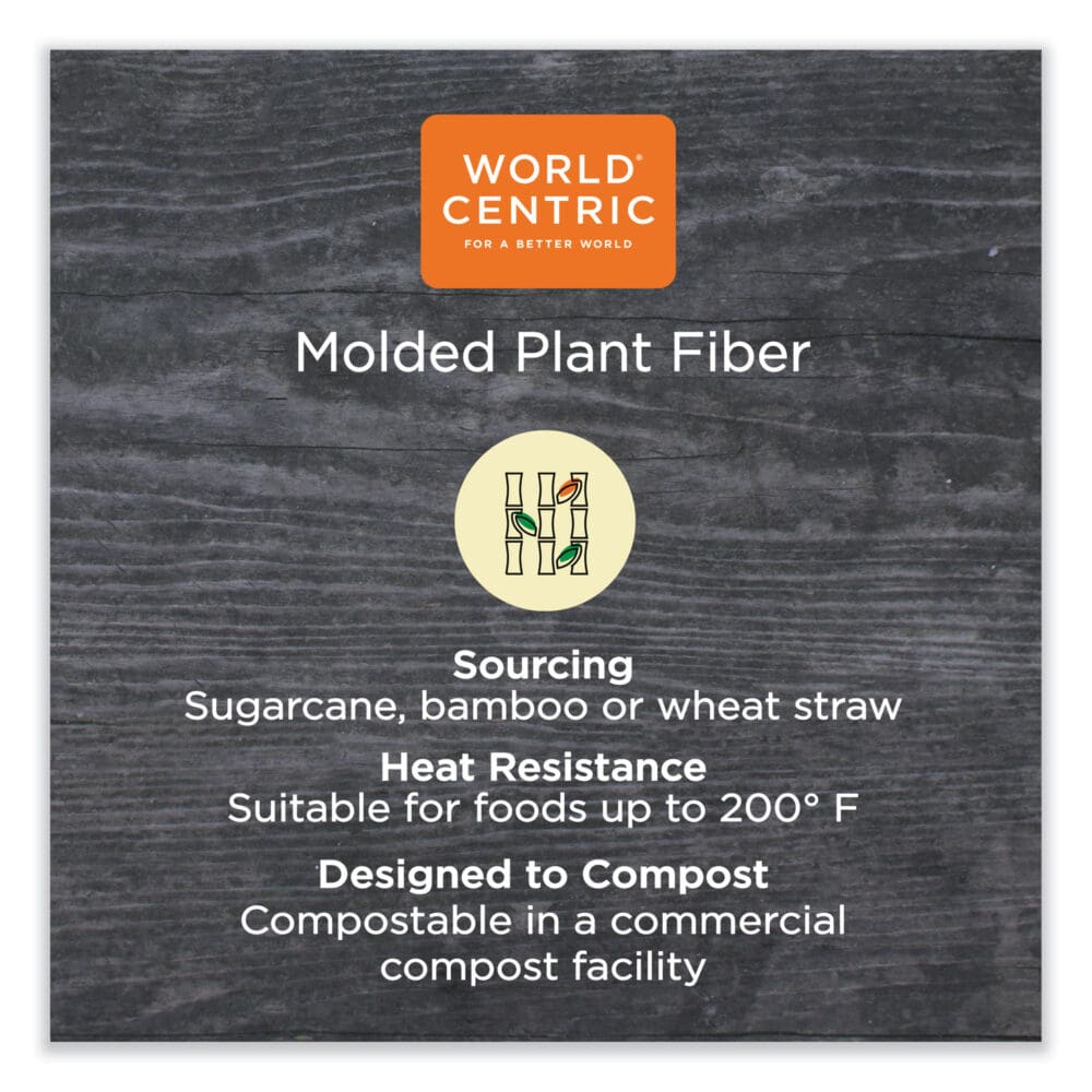 Fiber Bowls, Burrito Bowl, 32 oz, 9.7 x 5.3 x 1.6, Natural, Paper, 300/Carton - Image 4