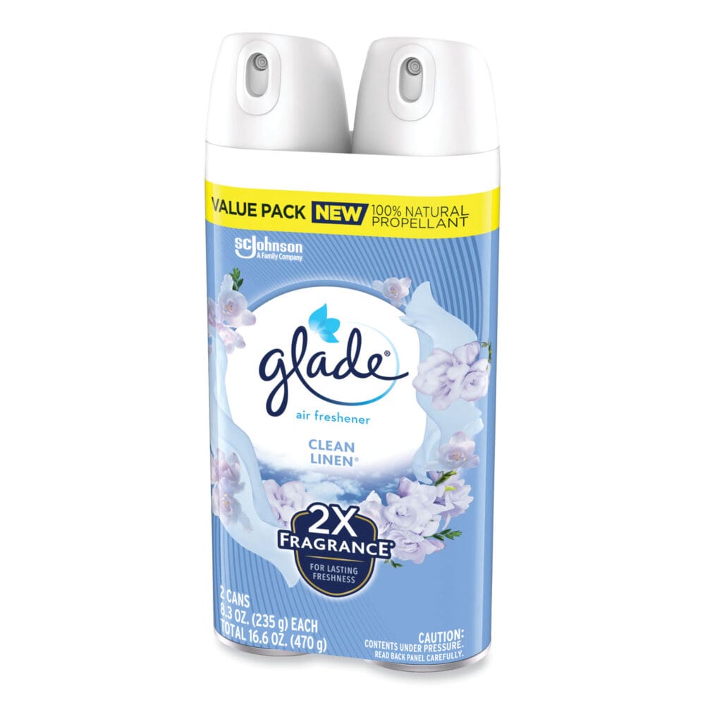Air Freshener, Clean Linen Scent, 8.3 oz, 2/Pack, 3Packs/Carton - Image 2