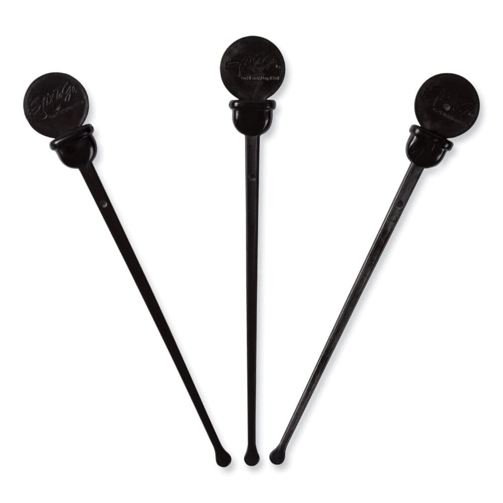 Beverage Plugs, 4.75", Black 2,000/Carton - Image 2