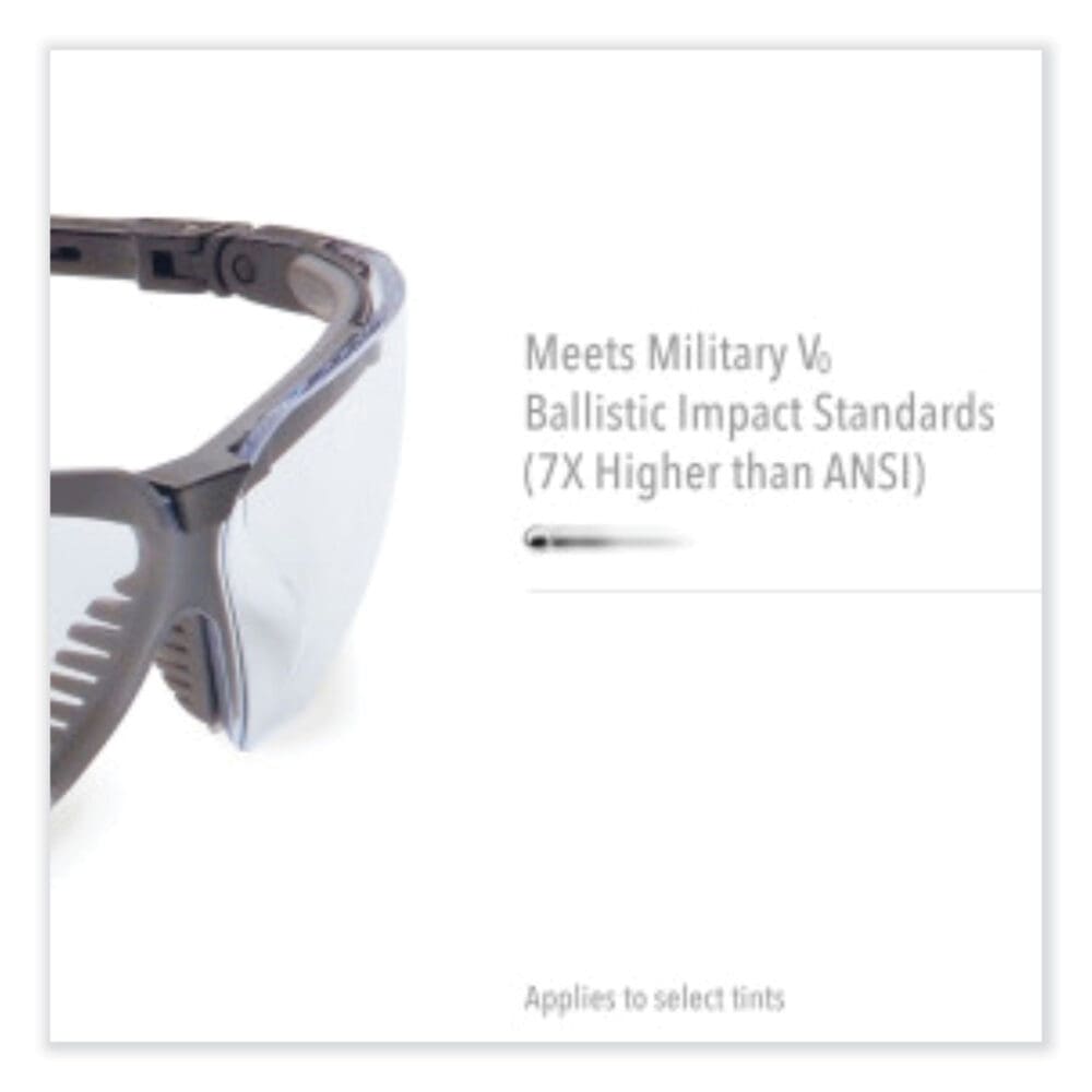 Genesis Safety Eyewear, Black Nylon Frame, Clear Polycarbonate Lens - Image 4