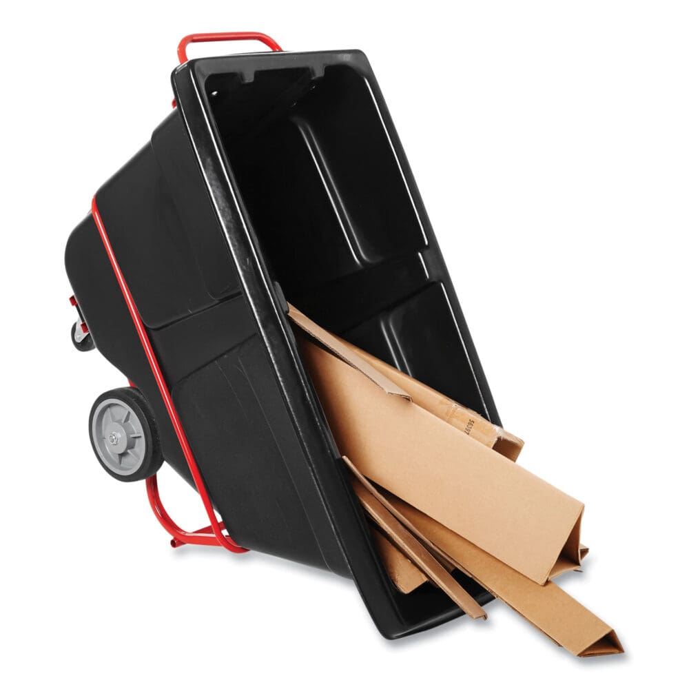 Rotomolded Tilt Truck, 0.5 cu yd, 850 lb Capacity, Plastic, Black - Image 3