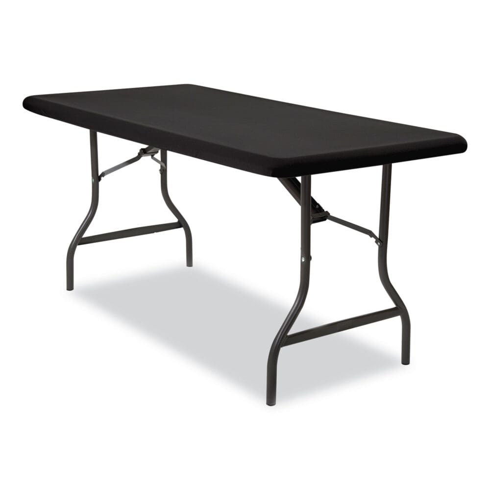 iGear Fabric Table Top Cap Cover, Polyester, 30 x 72, Black - Image 2