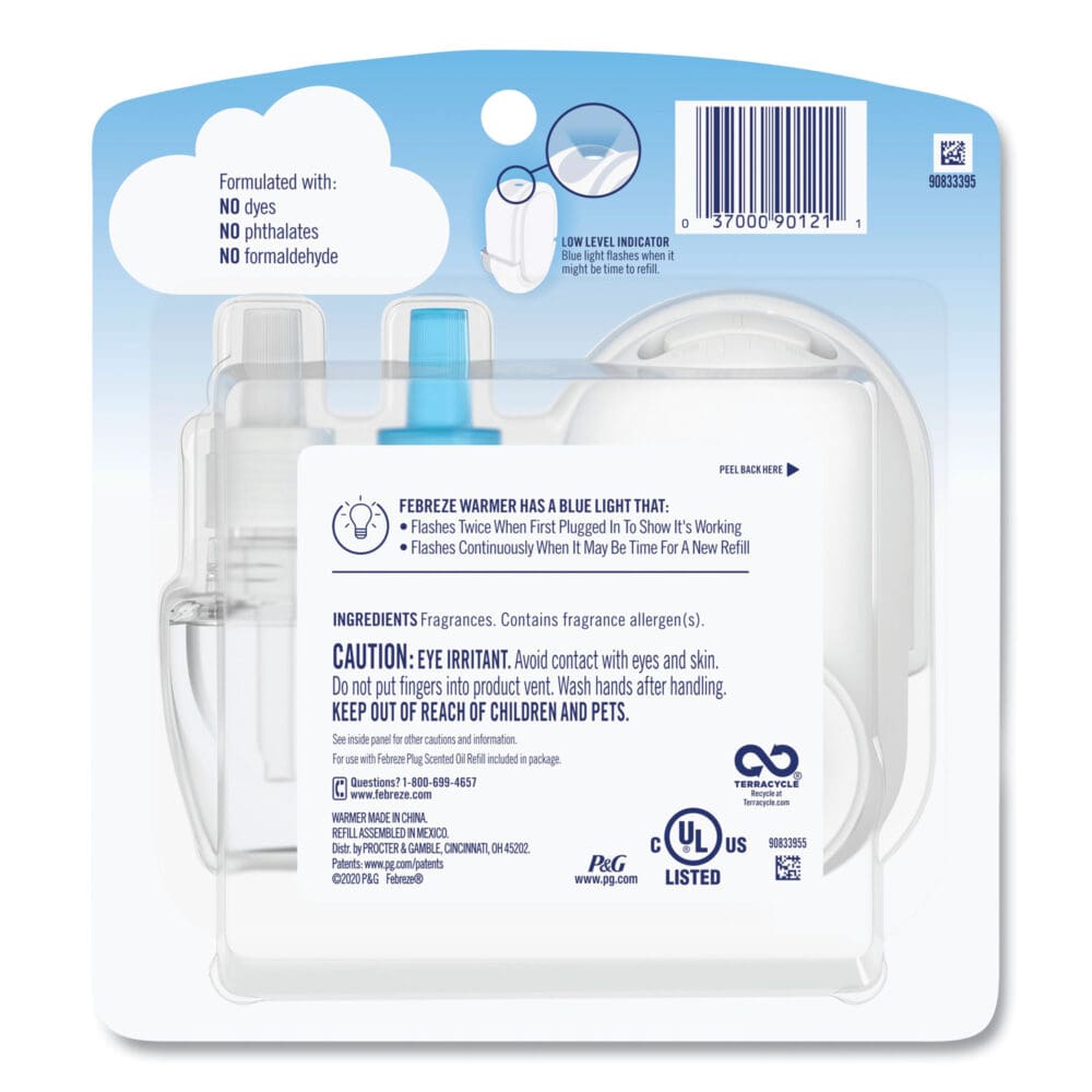 PLUG Air Freshener Warmer Start Kit, 6.54 x 2.99 x 5.98, Clear/White, 4/Carton - Image 2