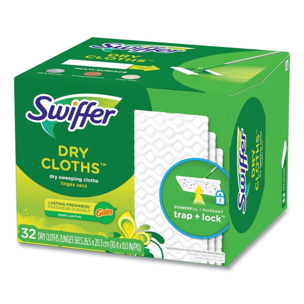 Dry Refill Cloths. 8 x 10.4, White, 32 Box, 4 Boxes/Carton - Image 3