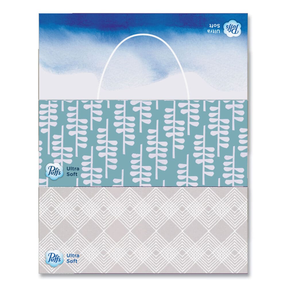 Ultra Soft Facial Tissue, 2-Ply, White, 124 Sheets/Box, 6 Boxes/Pack, 4 Packs/Carton - Image 4