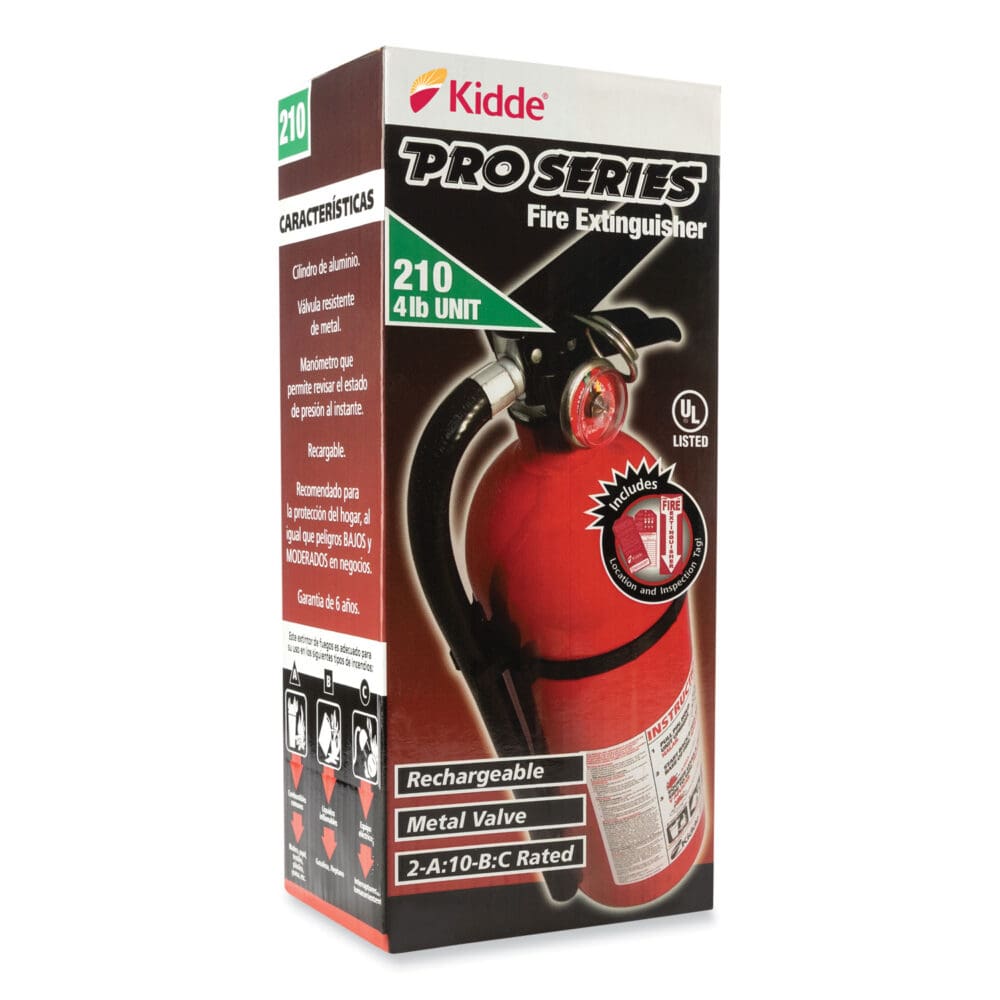 Pro 210 Fire Extinguisher, 2-A, 10-B:C, 4 lb - Image 5