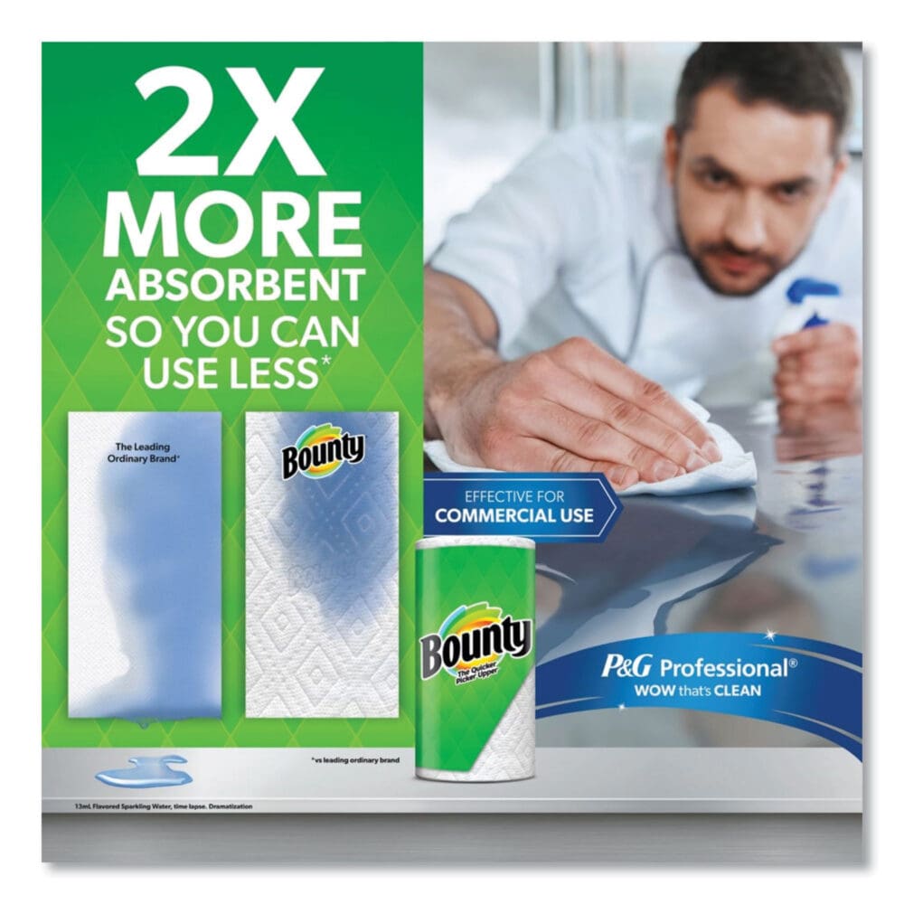 Select-a-Size Kitchen Roll Paper Towels, 2-Ply, White, 6 x 11, 135 Sheets/Roll, 8 Triple Rolls/Carton - Image 8