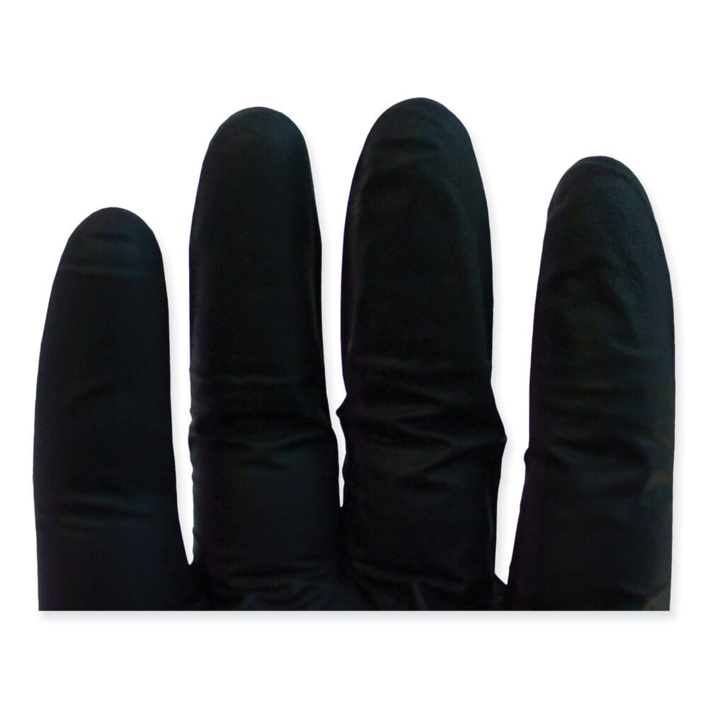 ProGuard Powder Free Nitrile Gloves, Large, Black, 100/Box - Image 5