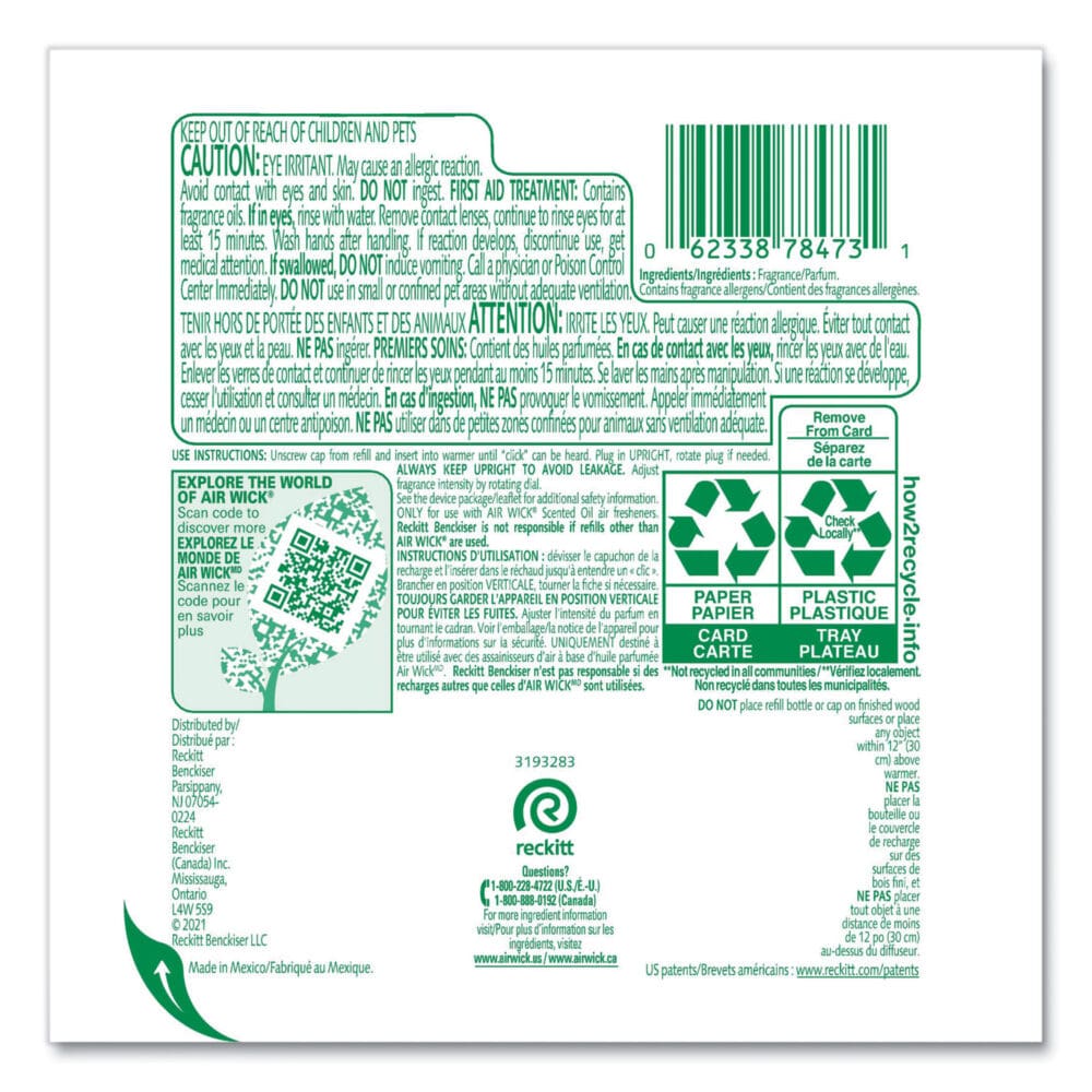 Scented Oil Refill, Lavender and Chamomile, 0.67 oz, 2/Pack - Image 4