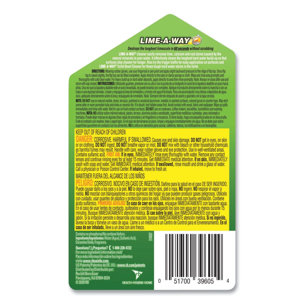 Lime, Calcium and Rust Remover, 28 oz Bottle - Image 4