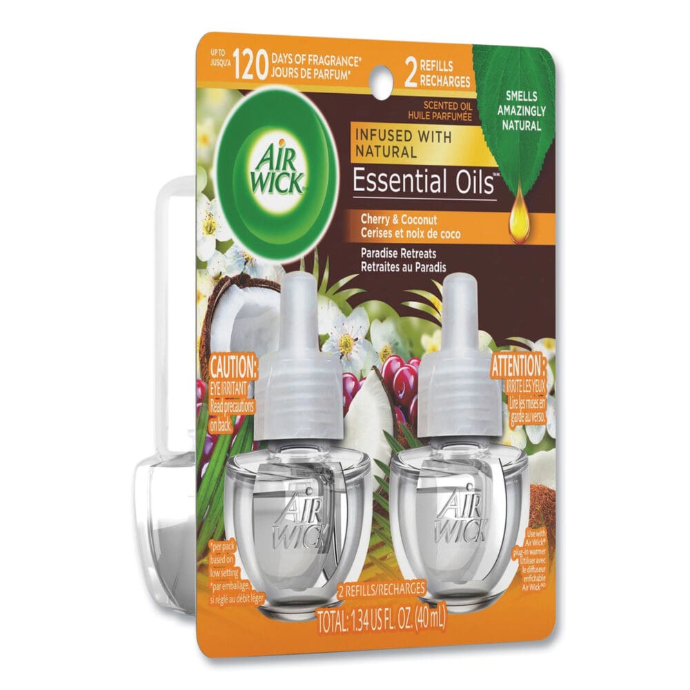 Life Scents Scented Oil Refills, Paradise Retreat, 0.67 oz, 2/Pack, 6 Packs/Carton - Image 3