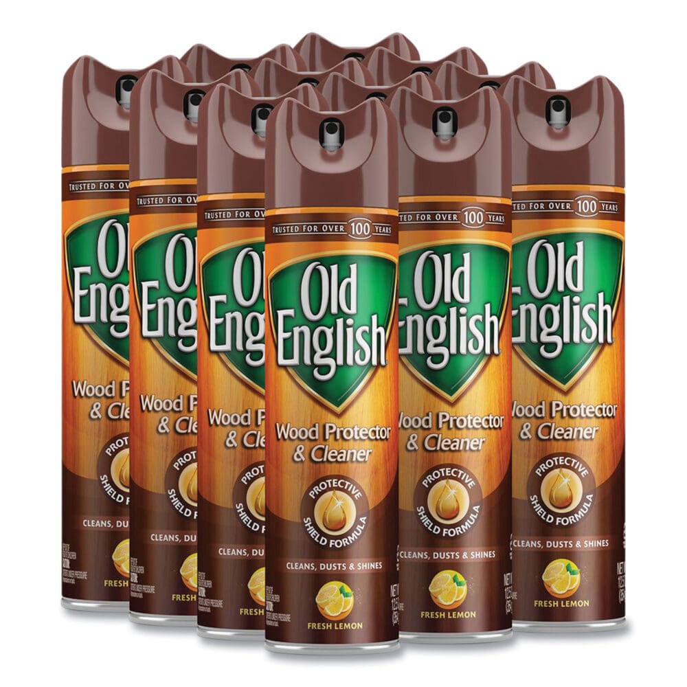 Furniture Polish, Fresh Lemon Scent, 12.5 oz Aerosol Spray, 12/Carton - Image 9