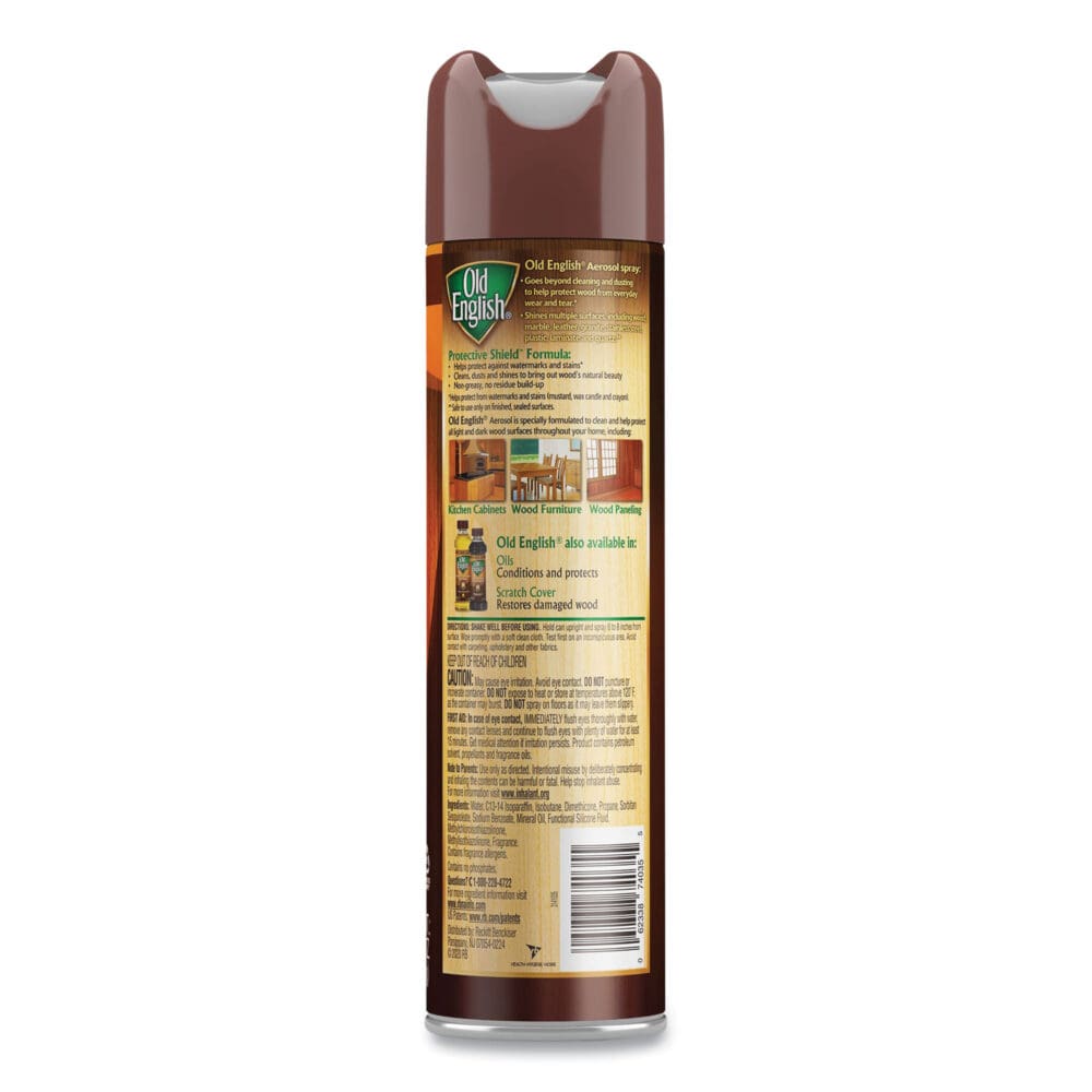 Furniture Polish, Fresh Lemon Scent, 12.5 oz Aerosol Spray, 12/Carton - Image 3