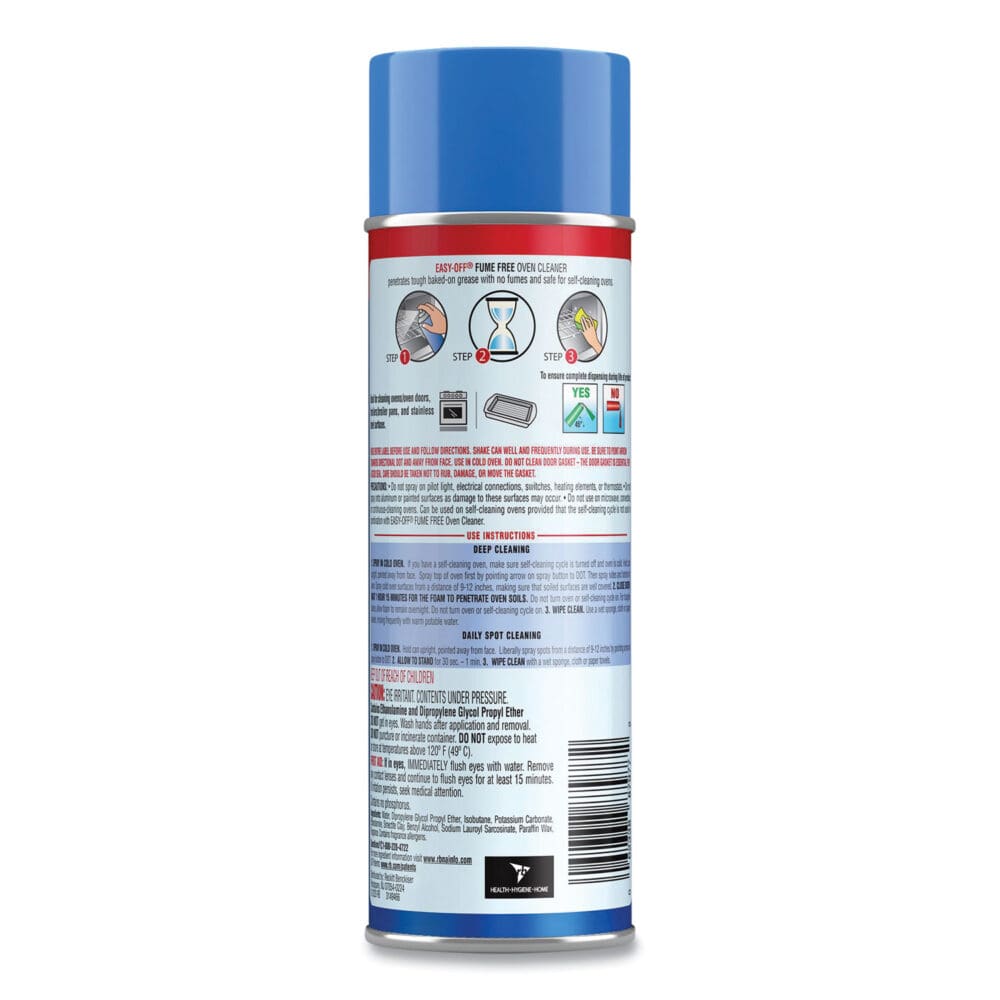 Fume-Free Oven Cleaner, Lemon Scent 14.5 oz Aerosol Spray, 12/Carton - Image 3