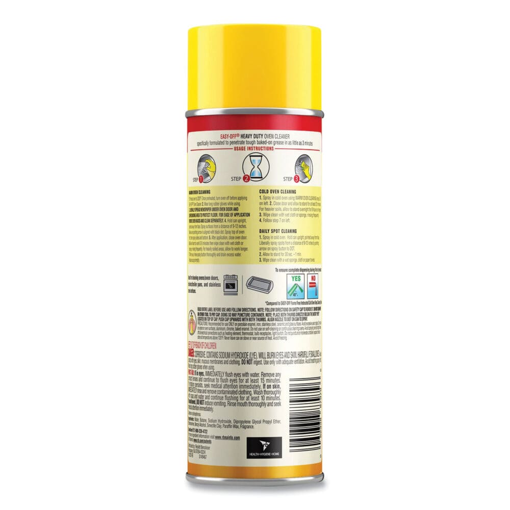 Heavy Duty Oven Cleaner, Fresh Scent, Foam, 14.5 oz Aerosol Spray - Image 3