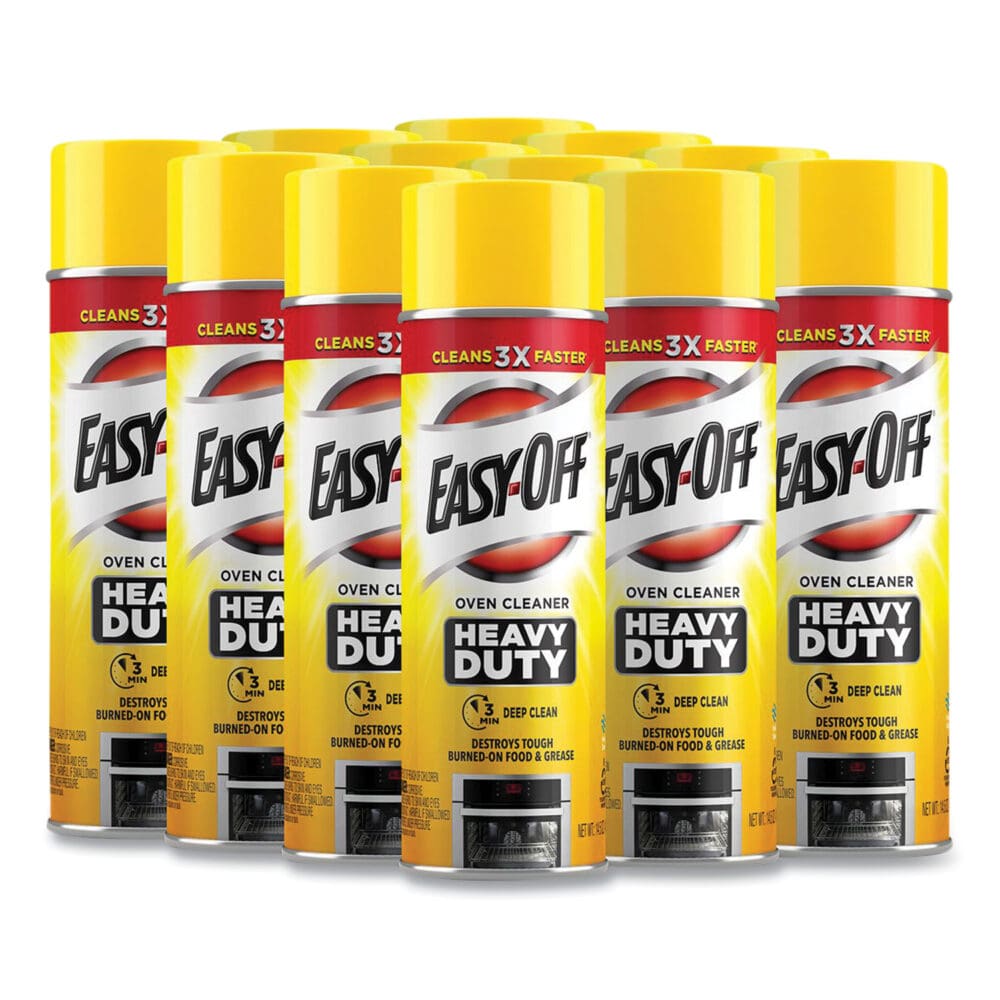 Heavy Duty Oven Cleaner, Fresh Scent, Foam, 14.5 oz Aerosol Spray, 12/Carton - Image 9