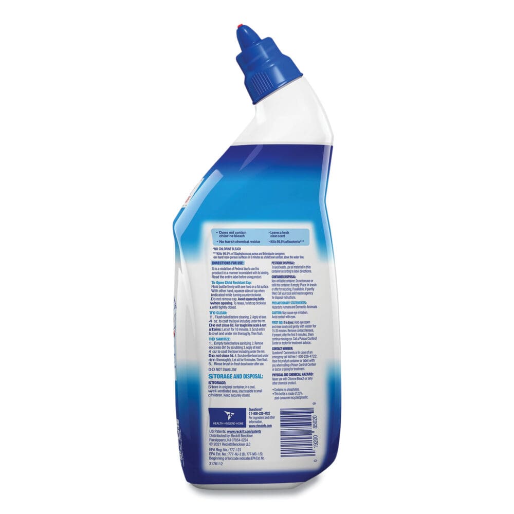 Toilet Bowl Cleaner with Hydrogen Peroxide, Ocean Fresh Scent, 24 oz, 9/Carton - Image 3
