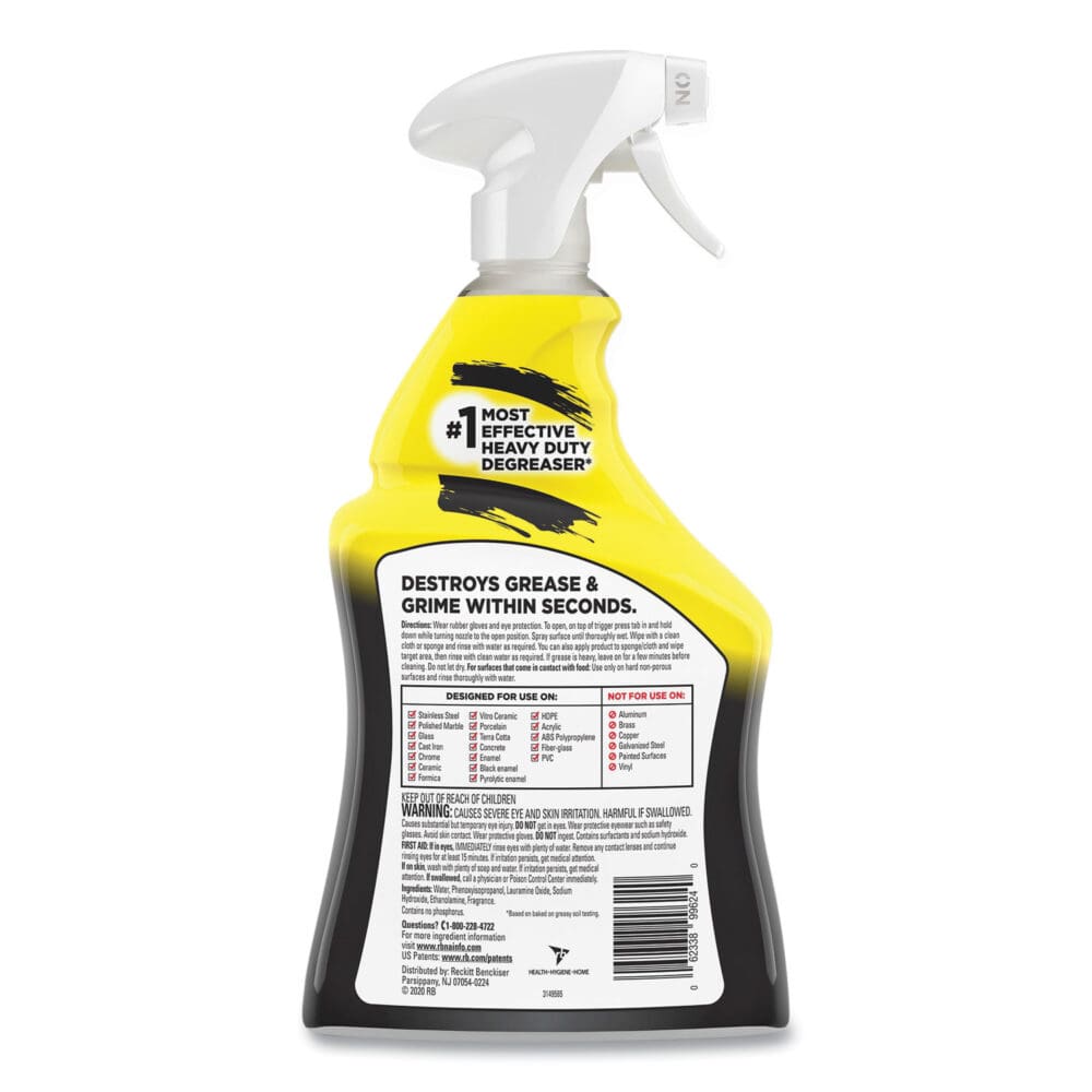 Heavy Duty Cleaner Degreaser, 32 oz Spray Bottle, 6/Carton - Image 3