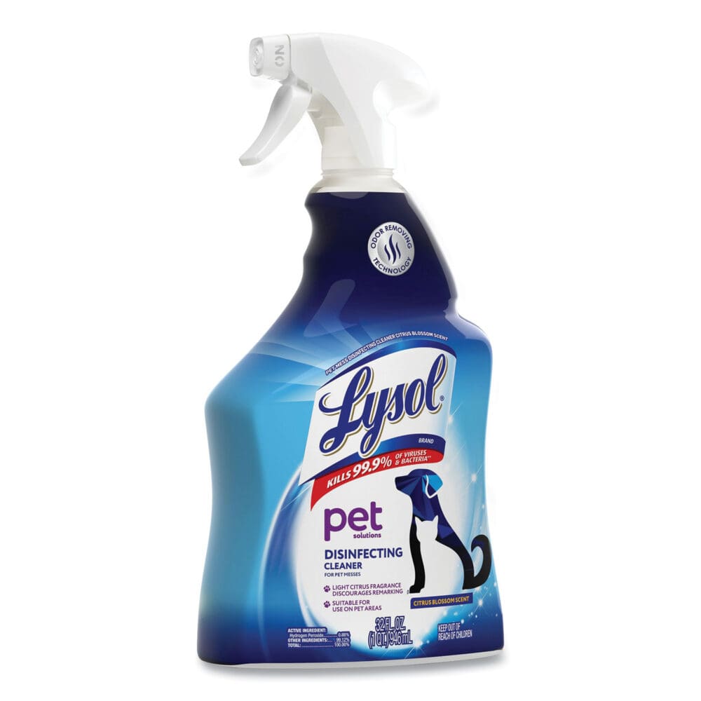 Pet Solutions Disinfecting Cleaner, Citrus Blossom, 32 oz Trigger Bottle, 9/Carton - Image 2