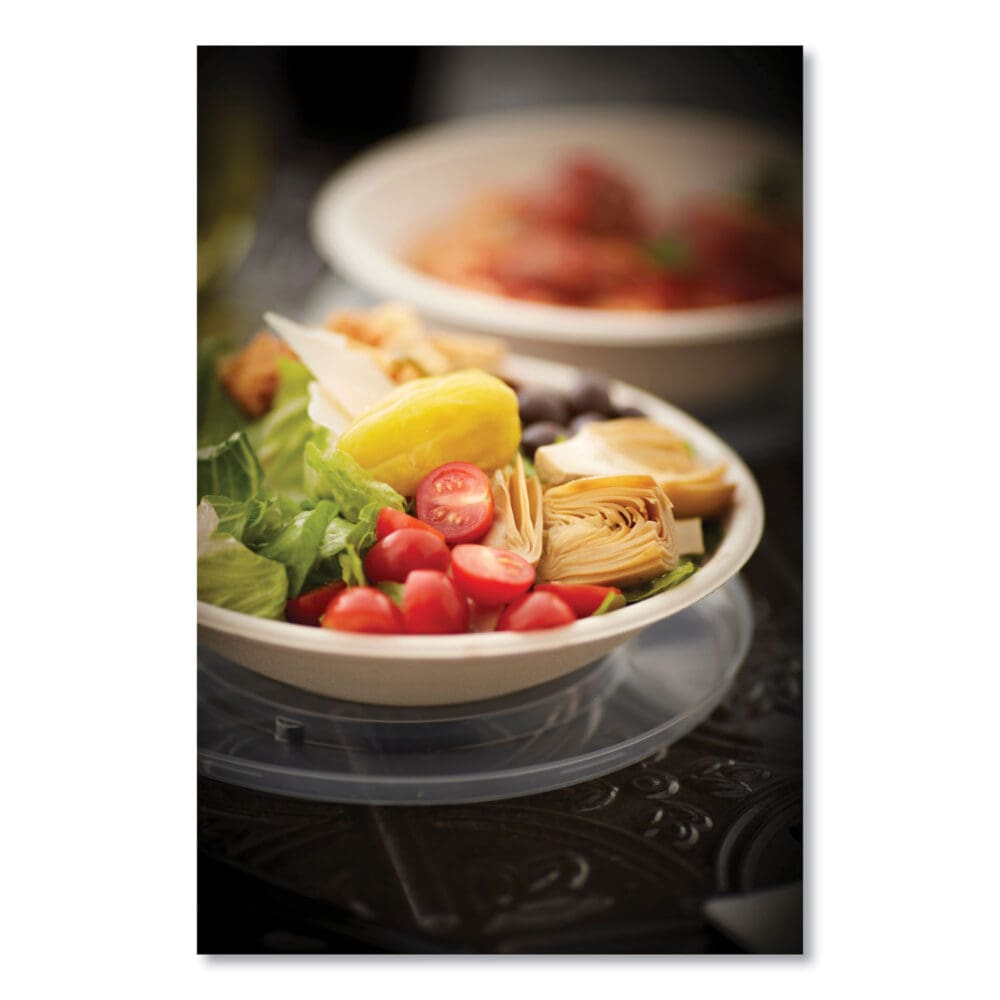 EarthChoice Fiber-Blend Bagasse Dinnerware, 32 oz, Natural, 400/Carton - Image 4