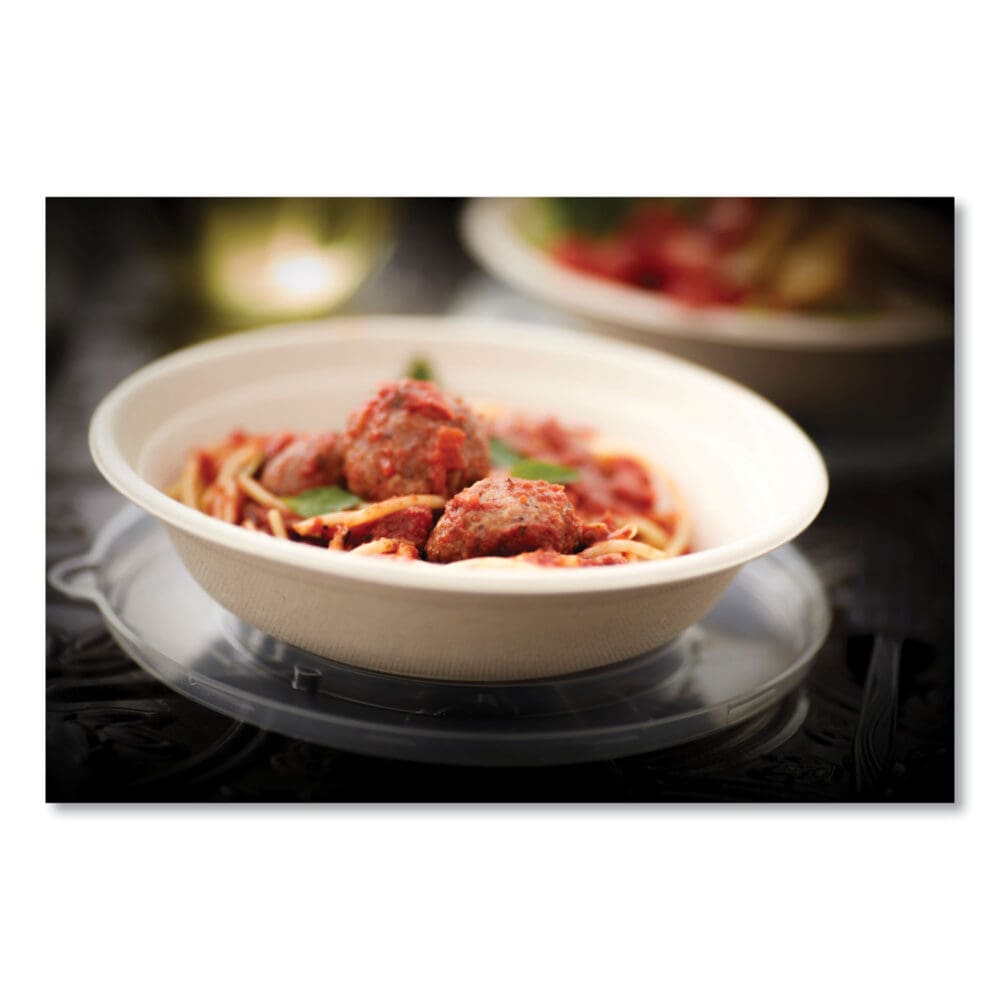 EarthChoice Fiber-Blend Bagasse Dinnerware, Bowl, 24 oz, Natural, 400/Carton - Image 3