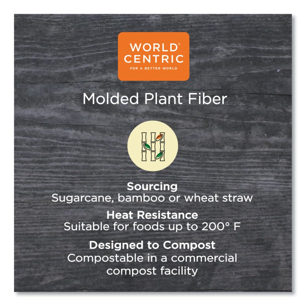 Fiber Plates, 10" dia, Natural, 700/Carton - Image 3