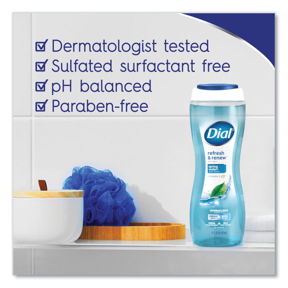 Spring Water Body Wash, Spring Water Scent, 16 oz, 6/Carton - Image 5
