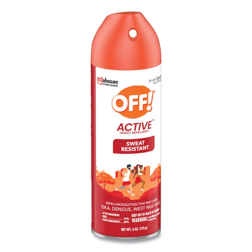 ACTIVE Insect Repellent, 6 oz Aerosol Spray, 12/Carton - Image 2