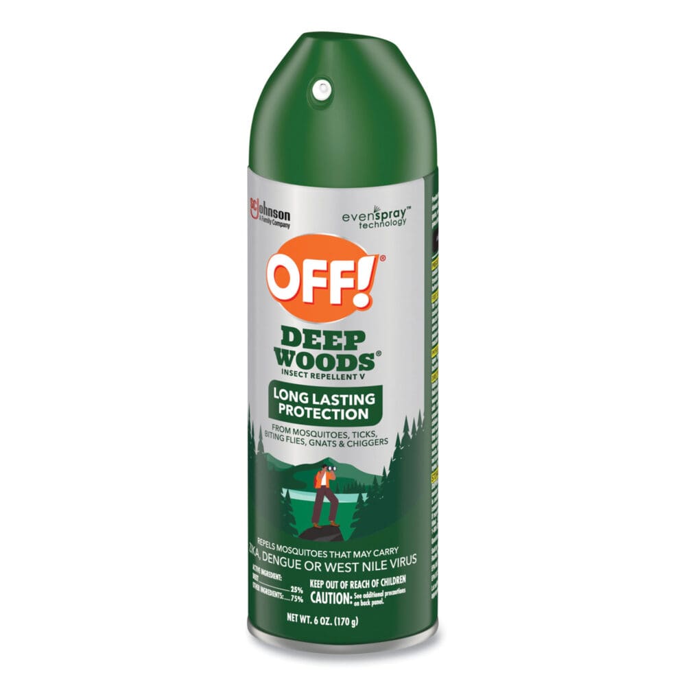 Deep Woods Insect Repellent, 6 oz Aerosol Spray, 12/Carton - Image 6
