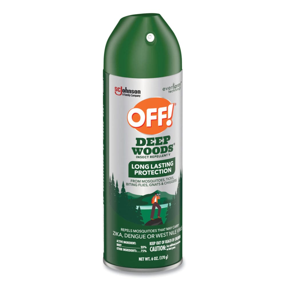 Deep Woods Insect Repellent, 6 oz Aerosol Spray, 12/Carton - Image 2