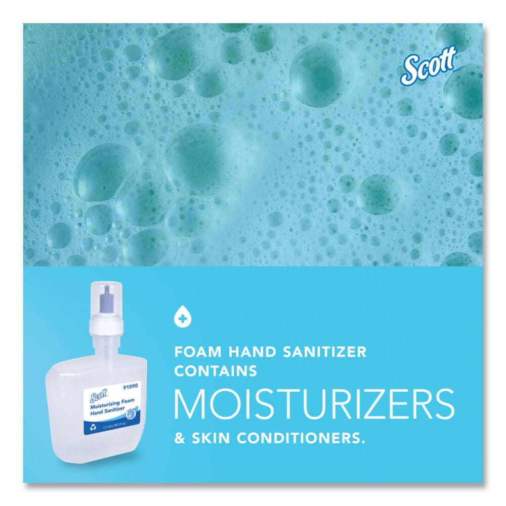 Pro Moisturizing Foam Hand Sanitizer, 1,200 mL Cassette, Fruity Cucumber Scent, 2/Carton - Image 3