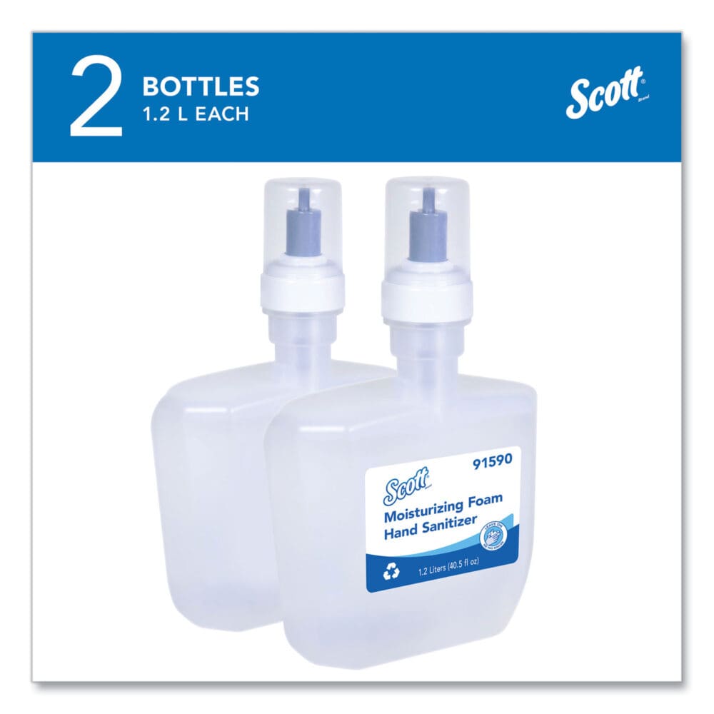 Pro Moisturizing Foam Hand Sanitizer, 1,200 mL Cassette, Fruity Cucumber Scent, 2/Carton - Image 9