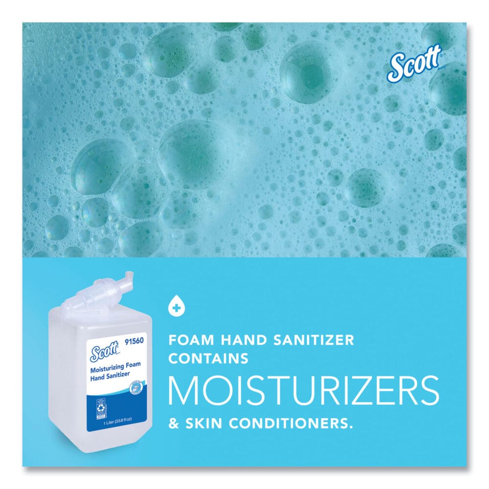Pro Moisturizing Foam Hand Sanitizer, 1,000 mL Refill, Fruity Cucumber Scent, 6/Carton - Image 3
