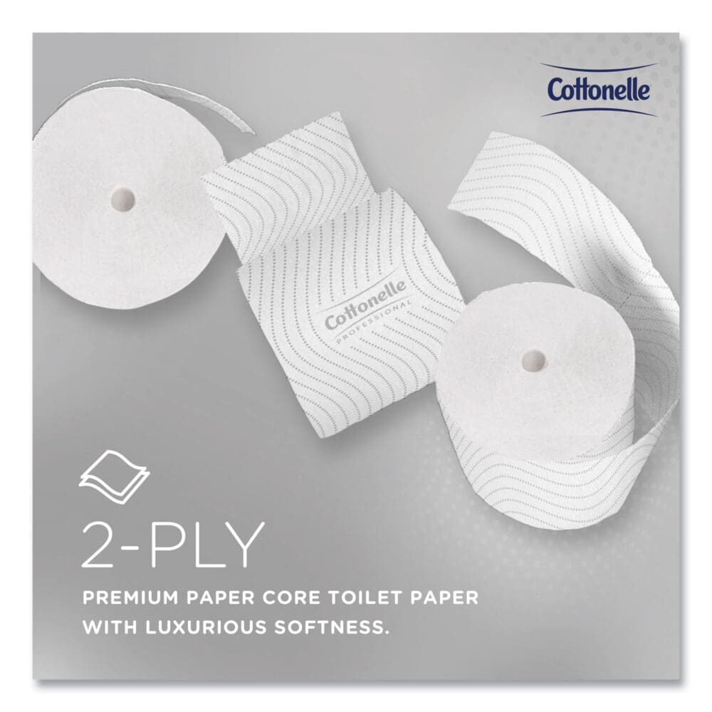 Clean Care Bathroom Tissue, Septic Safe, 2-Ply, White, 900 Sheets/Roll, 36 Rolls/Carton - Image 5