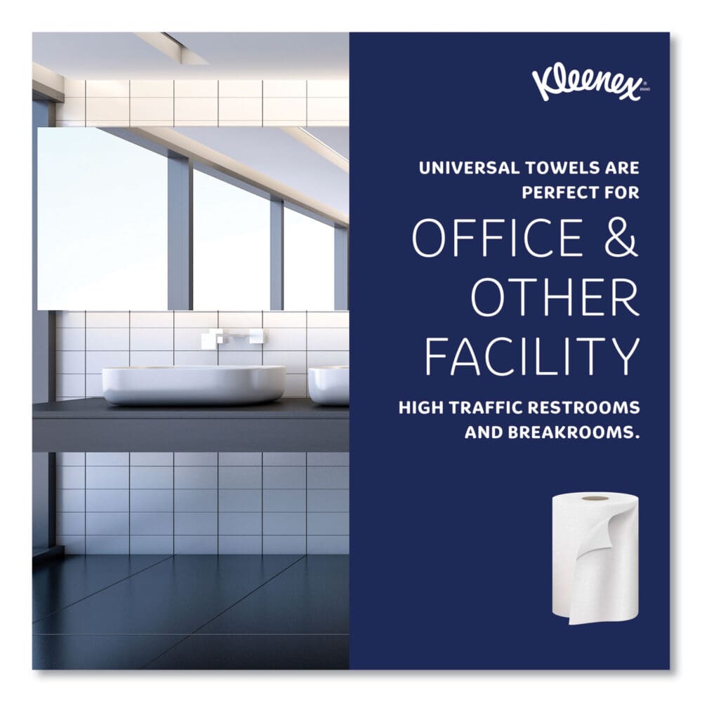 Hard Roll Paper Towels with Premium Absorbency Pockets, 1-Ply, 8" x 600 ft, 1.75" Core, White, 6 Rolls/Carton - Image 8