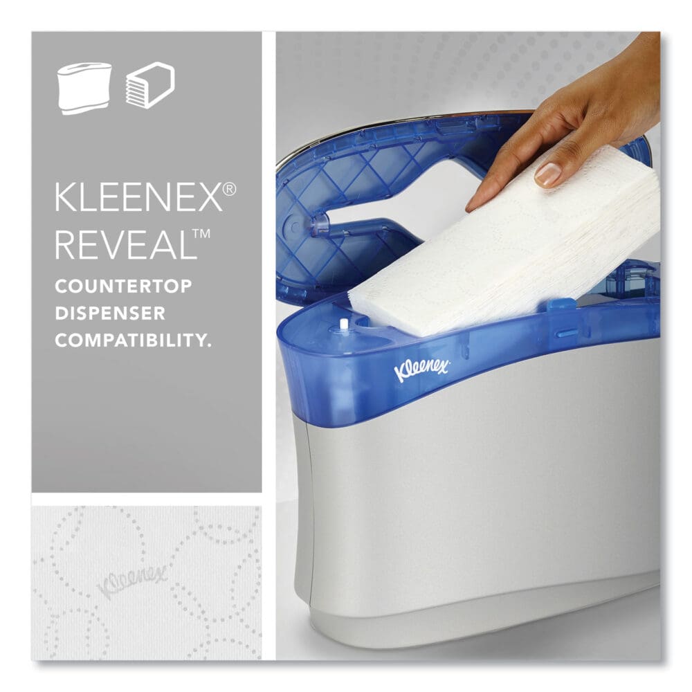 Reveal Multi-Fold Towels, 2-Ply, 8 x 9.4, White, 16/Carton - Image 7
