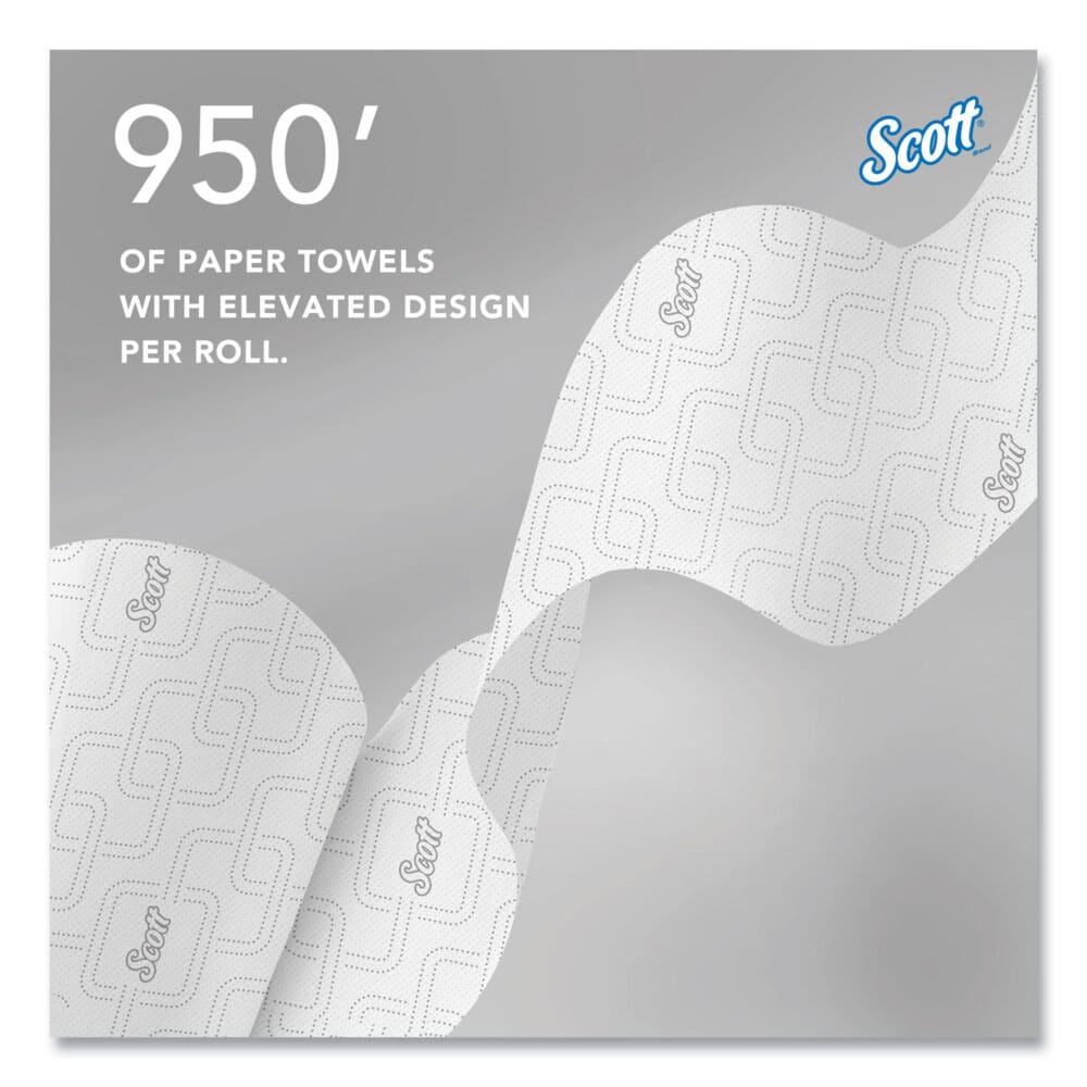 Essential High Capacity Hard Roll Towel, 1-Ply, 8" x 950 ft, White, 6 Rolls/Carton - Image 6