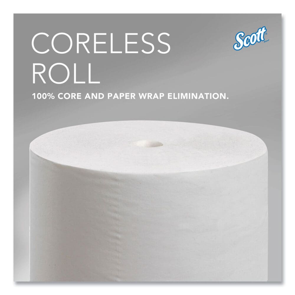 Essential Coreless SRB Bathroom Tissue, Septic Safe, 2-Ply, White, 1,000 Sheets/Roll, 36 Rolls/Carton - Image 3